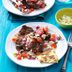 Grilled Steaks with Greek Relish