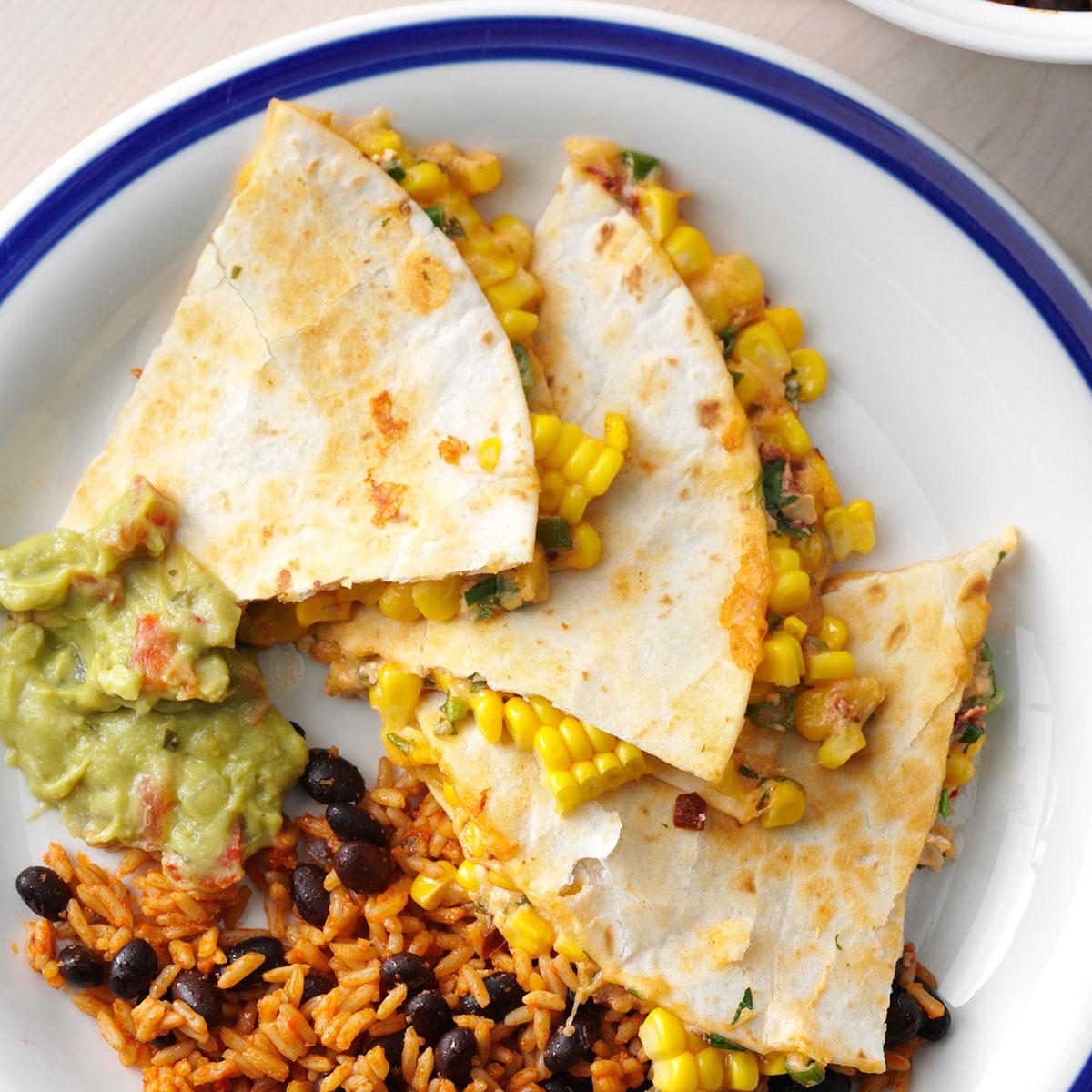 Day 5 Lunch: Corn Quesadillas