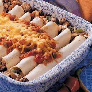 Sausage Bean Burritos