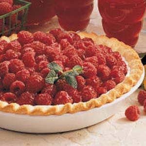 Glazed Raspberry Pie