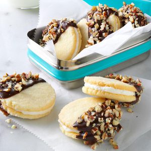 Dipped Sandwich Cookies