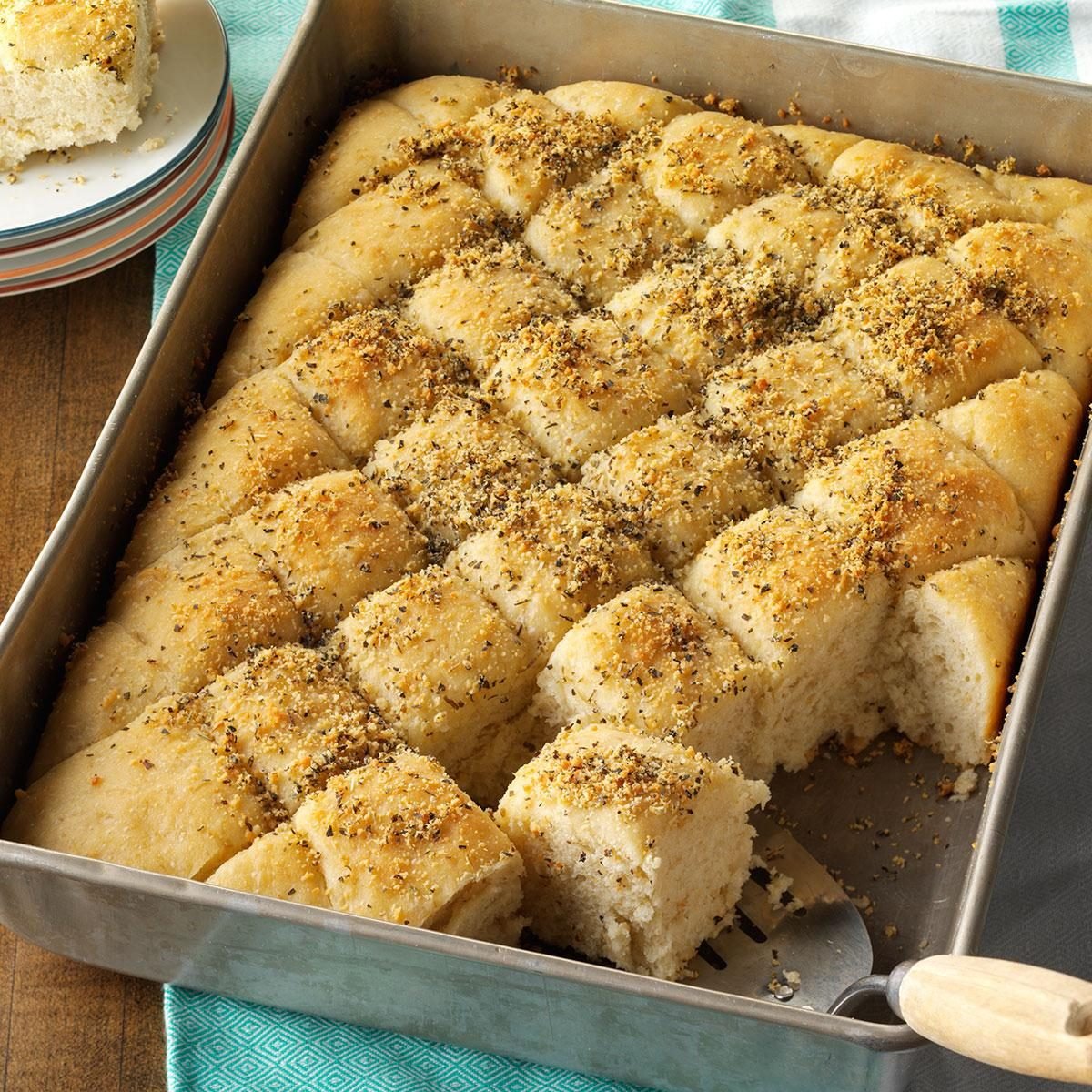 Herbed Oatmeal Pan Bread