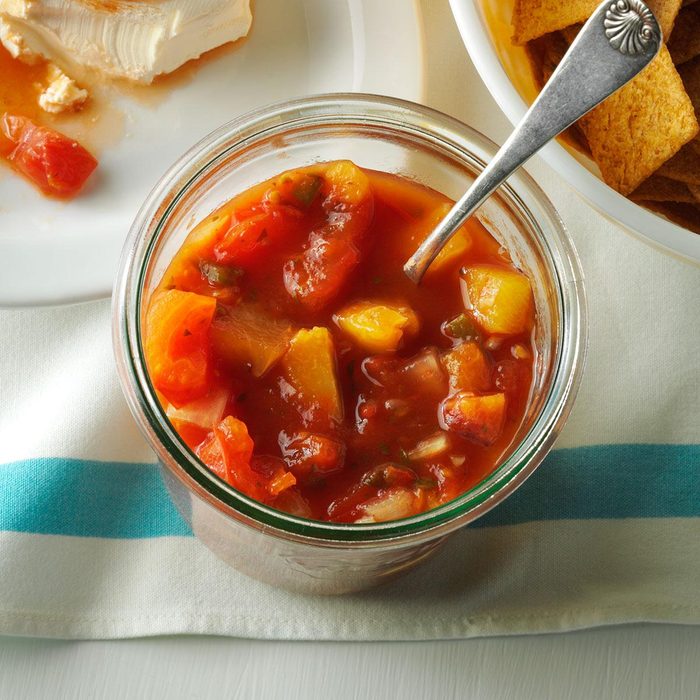 Slow-Cooked Peach Salsa
