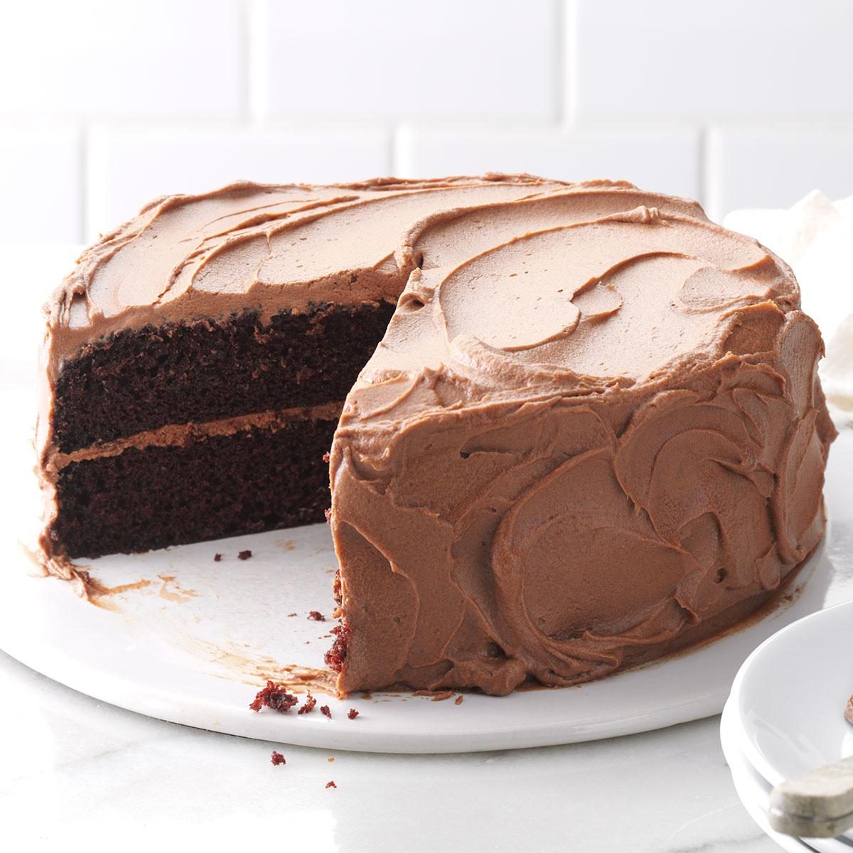 Chocolate Cake with Chocolate Frosting