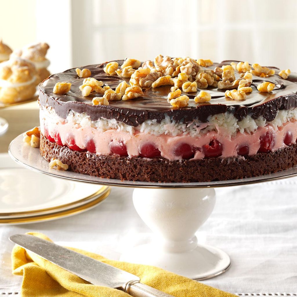 Cherry-Coconut Chocolate Torte