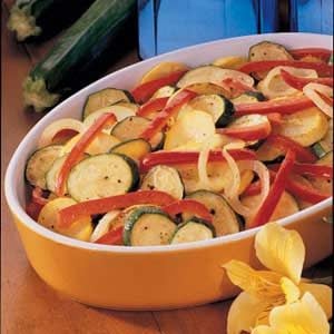 Squash and Pepper Skillet