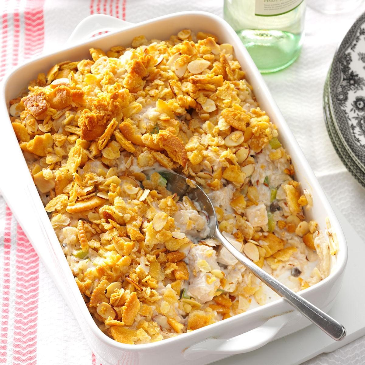 October 4: Crunchy Almond Turkey Casserole	