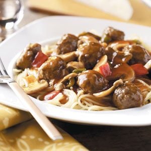 Meatballs with Pepper Sauce
