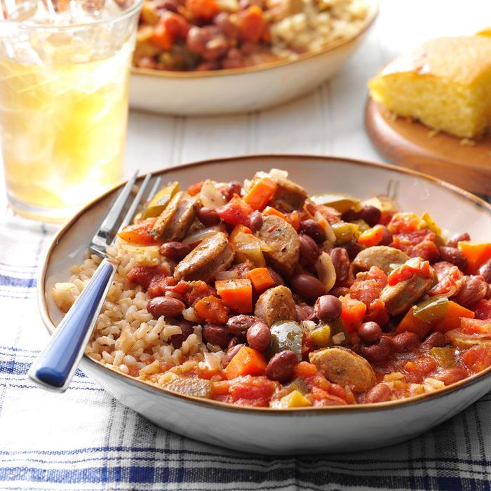 Cajun-Style Beans and Sausage