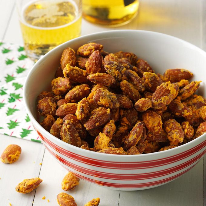 Roasted Cheddar Herb Almonds