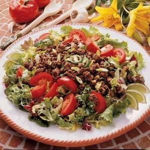 Spicy Ground Beef Salad