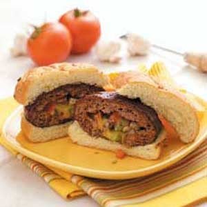 Stuffed Barbecue Burgers