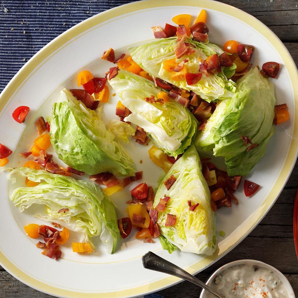 Wedge Salad with Blue Cheese Dressing