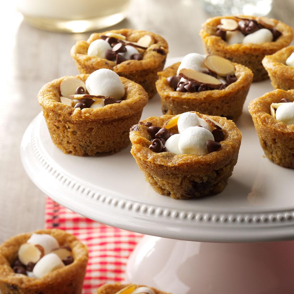 Muffin Tin Chocolate Chip Cookie Cups - Just a Taste