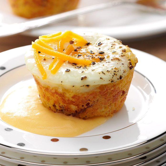 Shirred Egg Corn Muffins