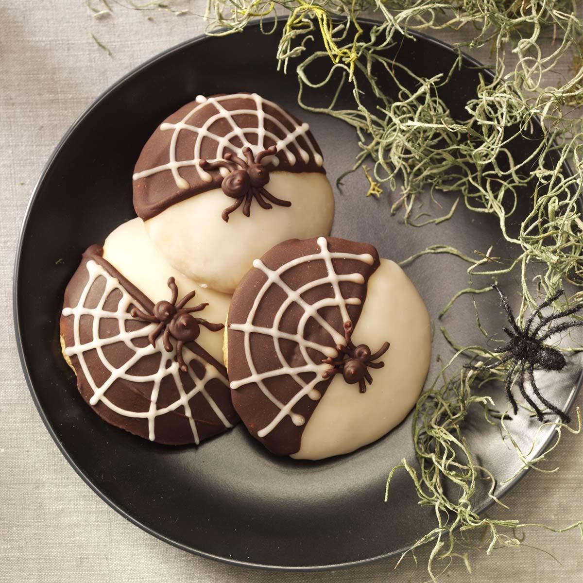 Black & White Spider Cookies