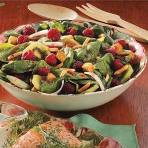 Spinach Raspberry Salad