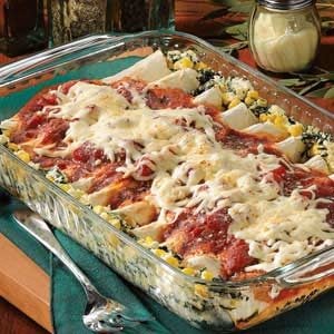 Spinach Cheese Enchiladas