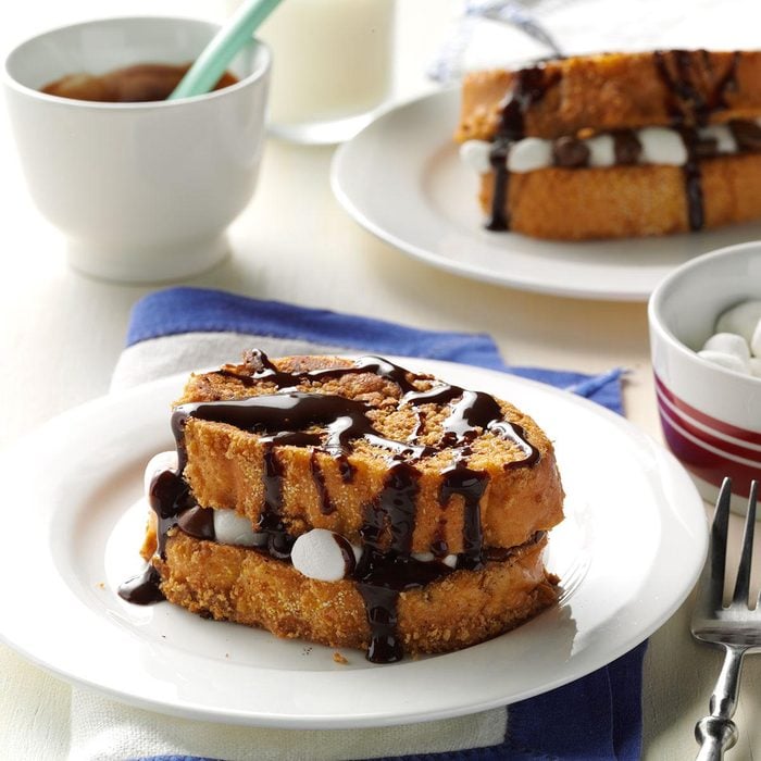 S'mores Stuffed French Toast