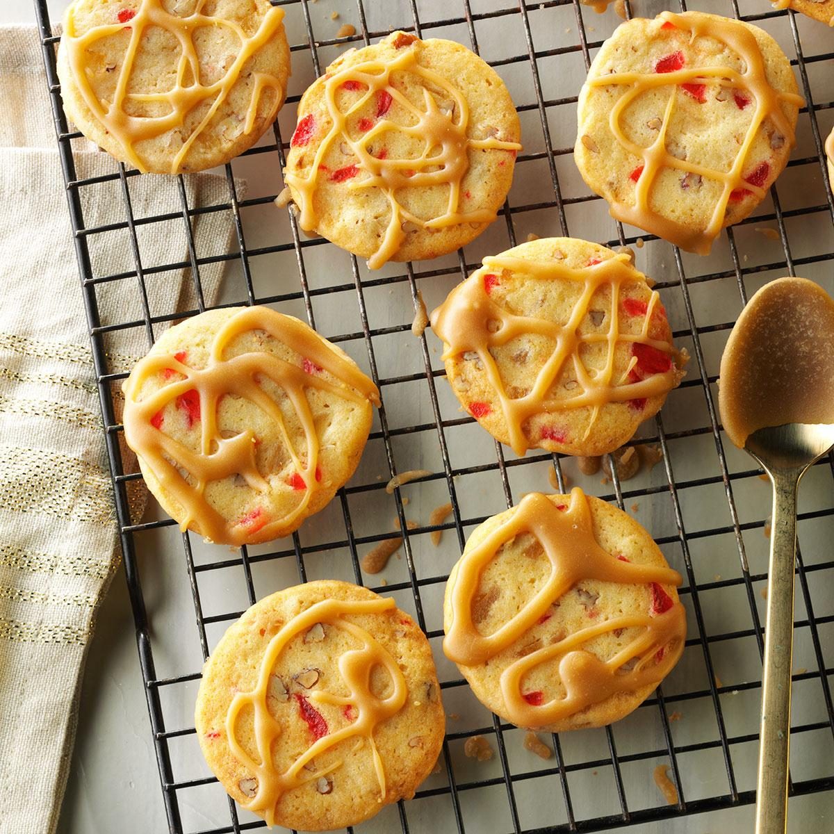 Glazed Candied Fruit Cookies