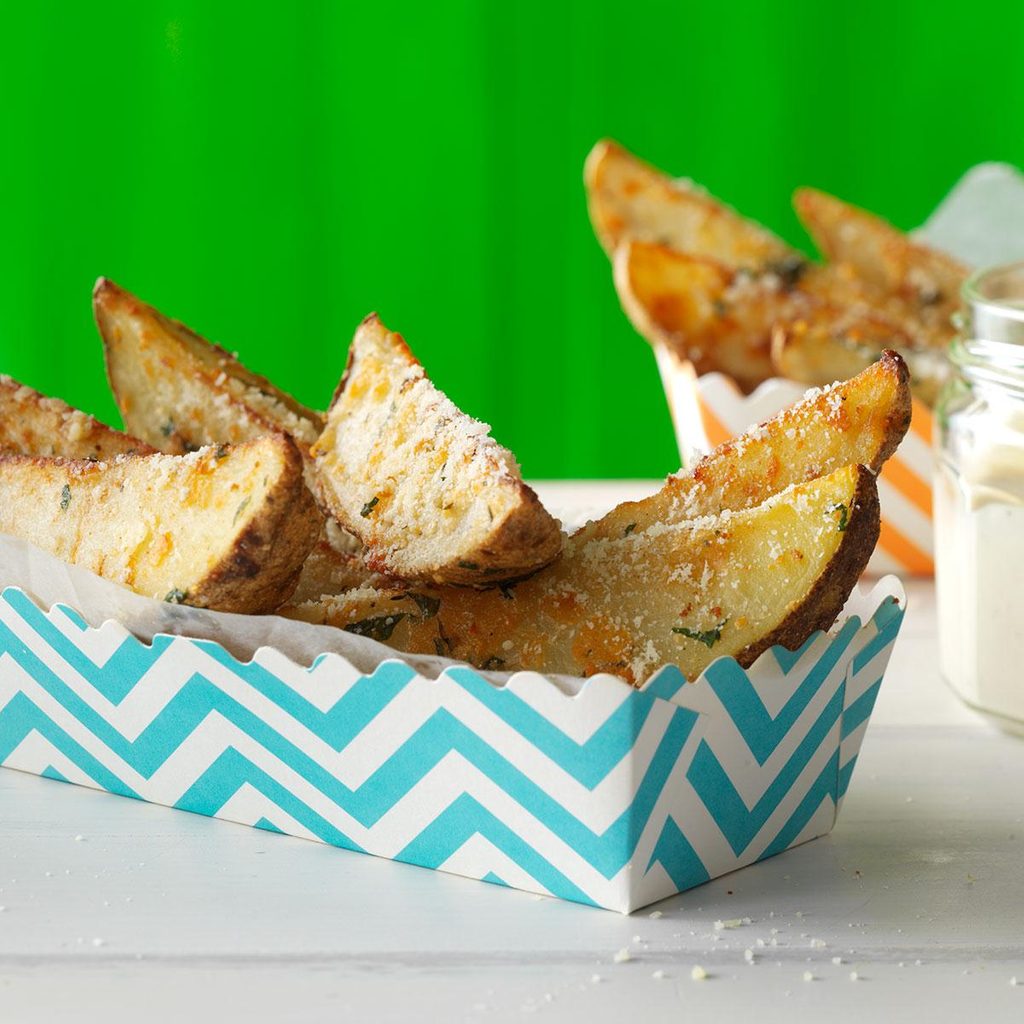 Parmesan-Romano Potato Wedges