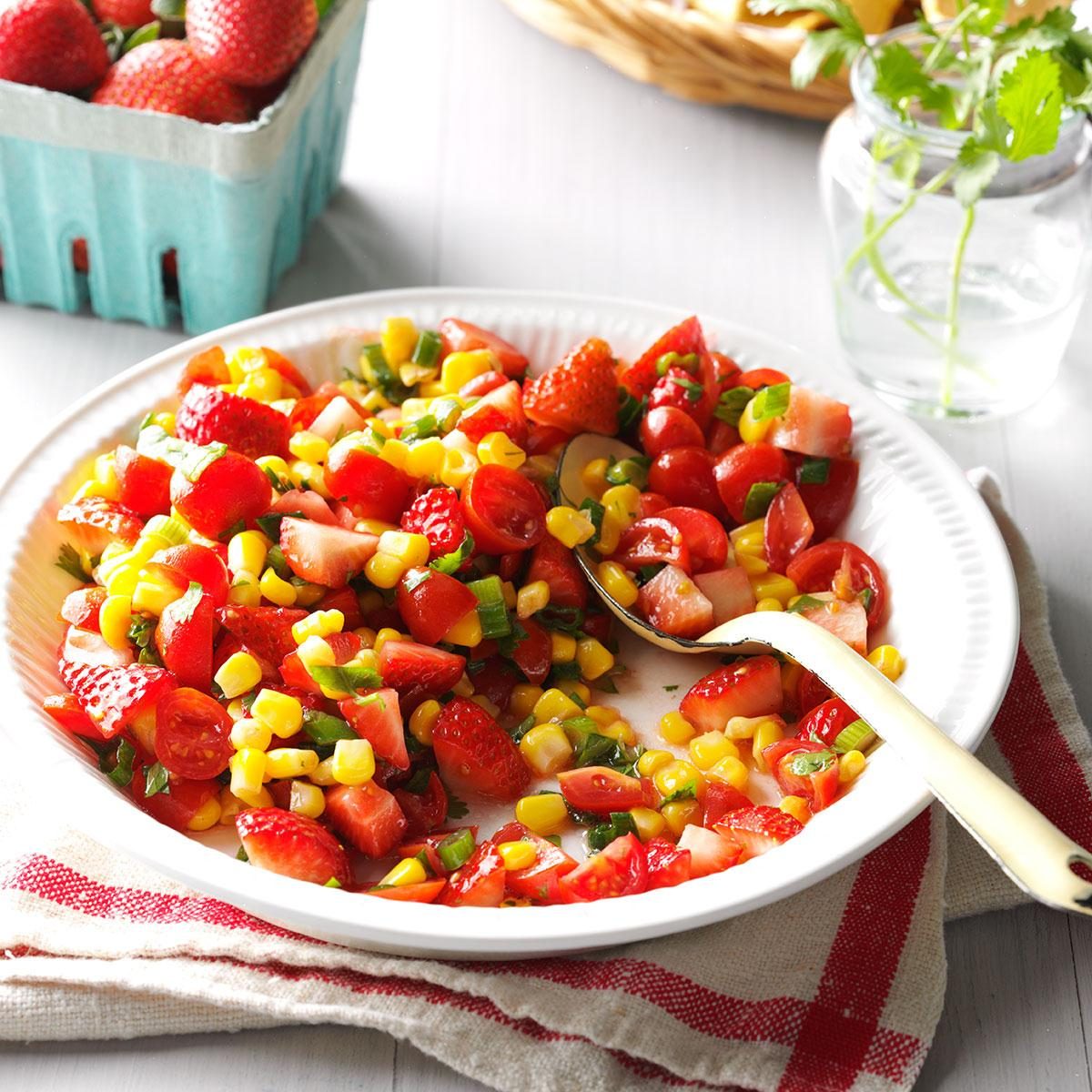 Strawberry Corn Salsa