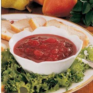 Pear Cranberry Sauce