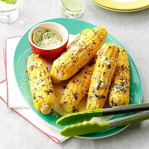 Corn with Cilantro-Lime Butter