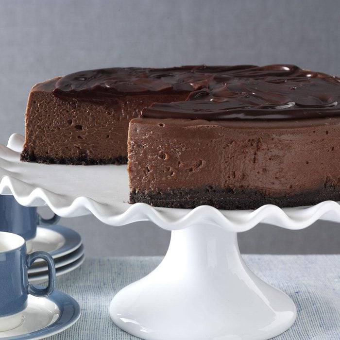 3D Chocolate Cheesecake