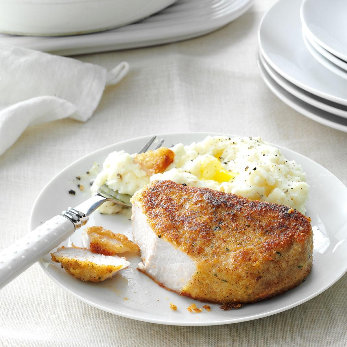 Parmesan-Crusted Pork Chops