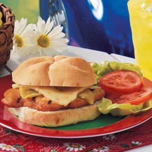 Green Chile Chicken Sandwiches