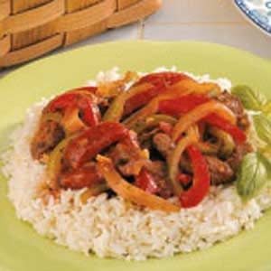 Beef with Sweet Peppers