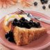 Sponge Cake with Blueberry Topping