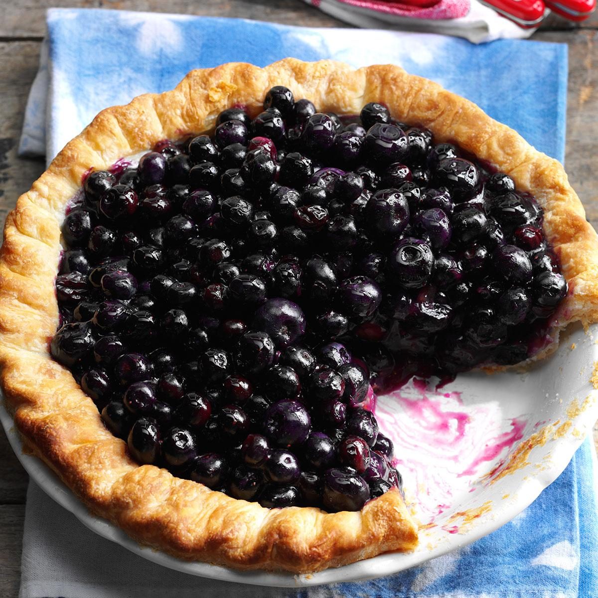 Cape Cod Blueberry Pie Recipe | Taste of Home