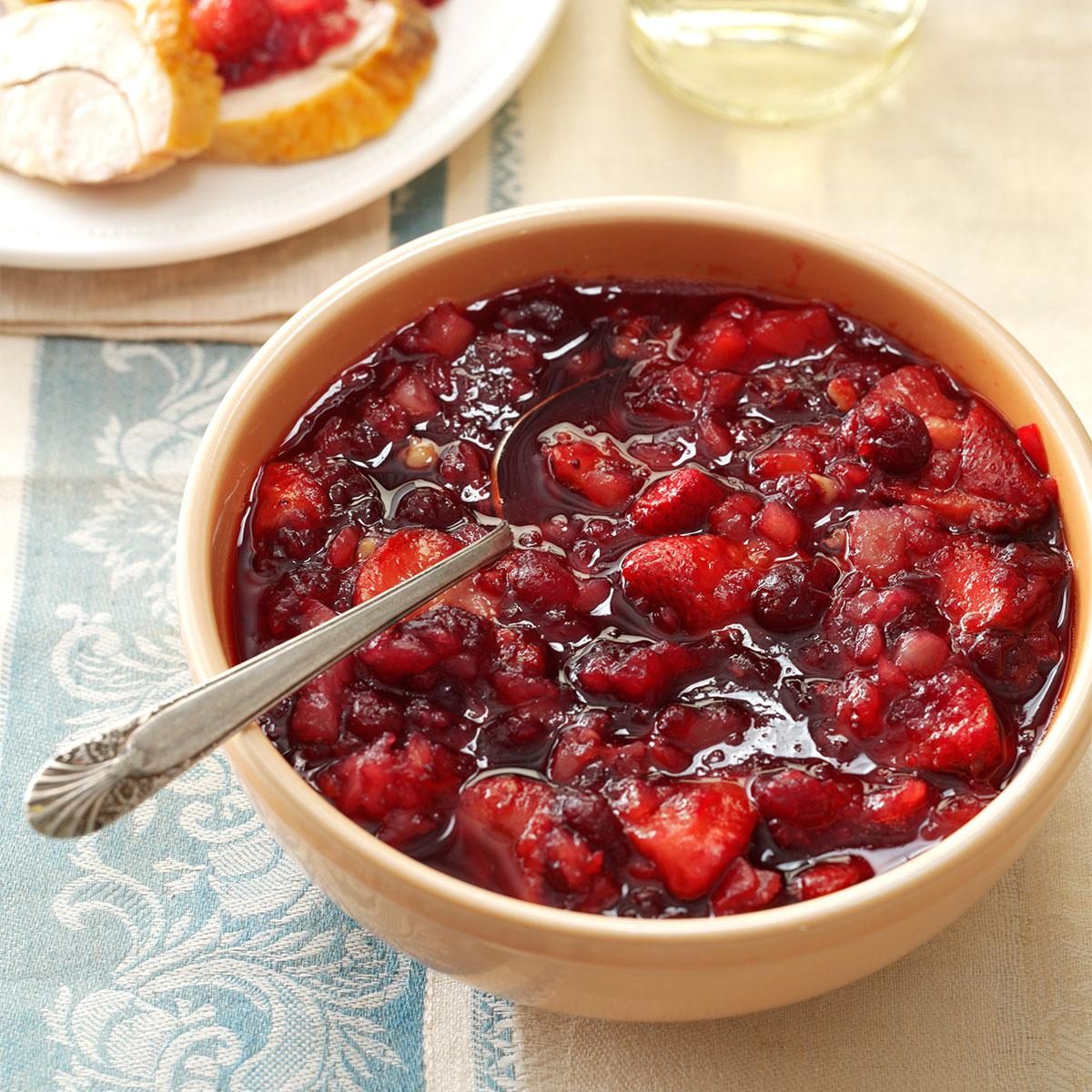 Pineapple-Strawberry Cranberry Relish