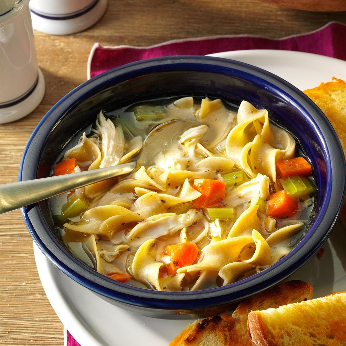 Cold-Day Chicken Noodle Soup Recipe | Taste of Home