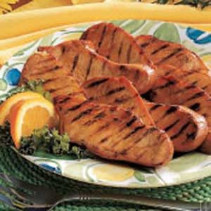 Barbecued Turkey Slices