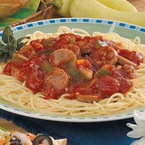 Italian Sausage Spaghetti