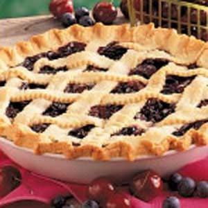 Cherry Blueberry Pie