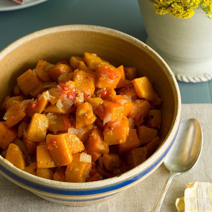 Butternut Squash with Maple Syrup