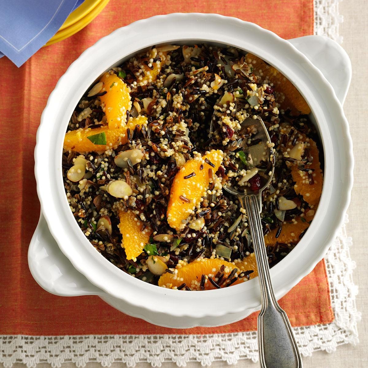 Wild Rice, Quinoa & Cranberry Salad