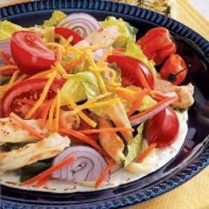 Chicken Salad on a Tortilla