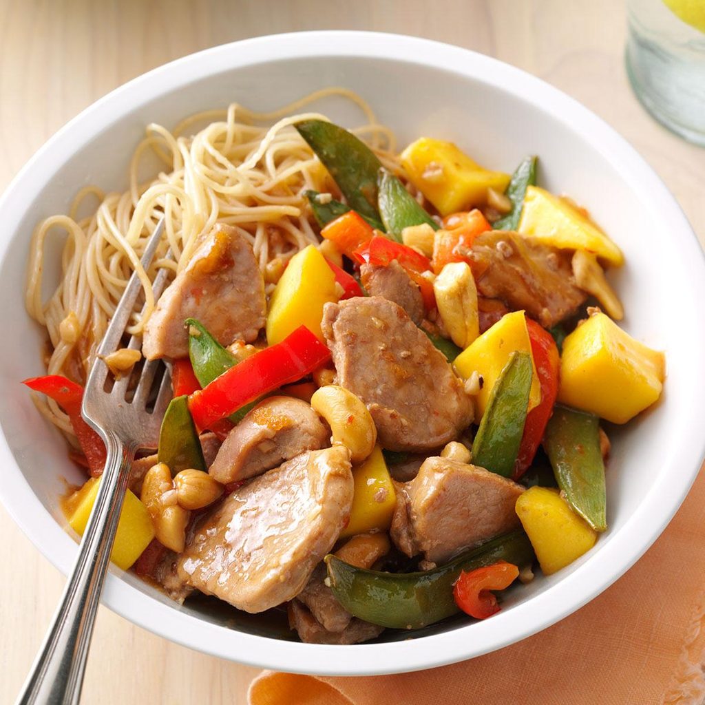 Pork & Mango Stir-Fry