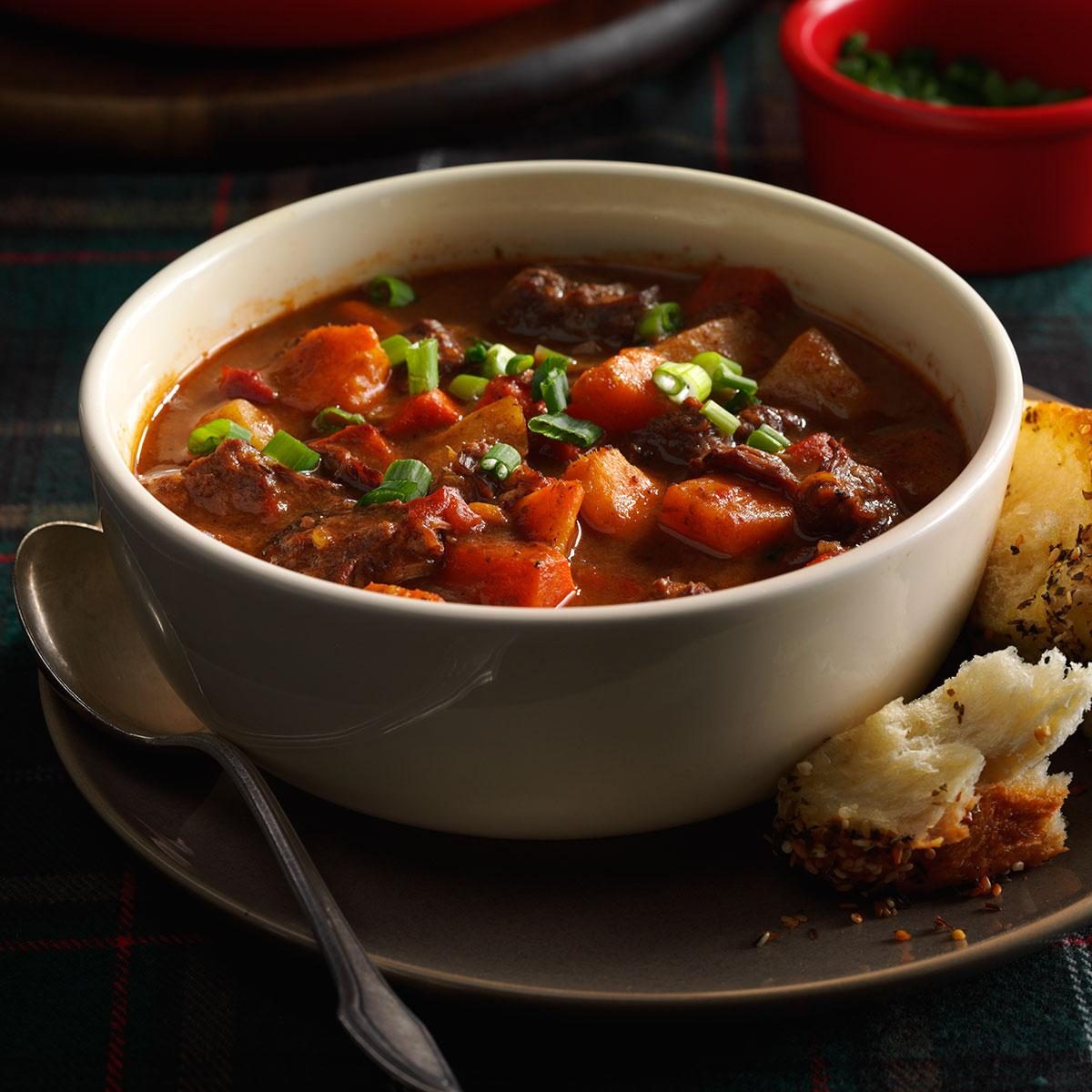 Stovetop Root Vegetable Beef Stew