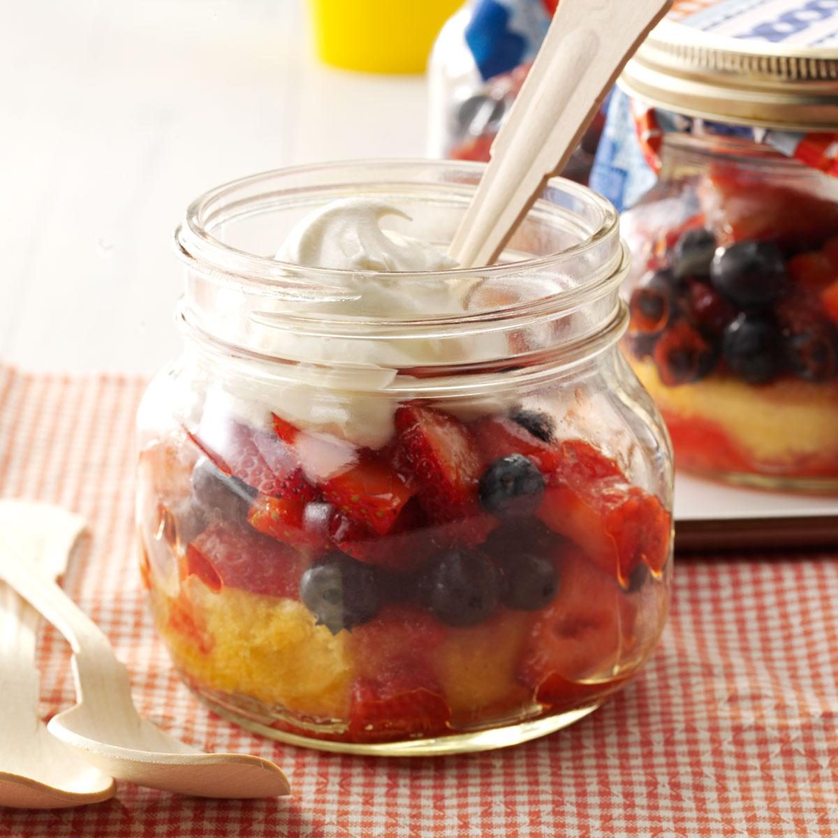 Picnic Berry Shortcakes