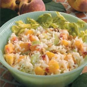 Peachy Rice Salad