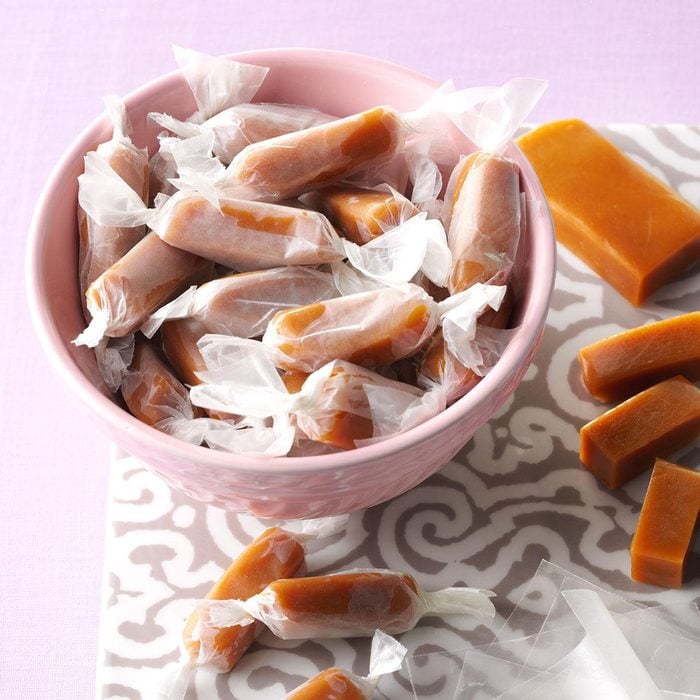 Creamy Orange Caramels