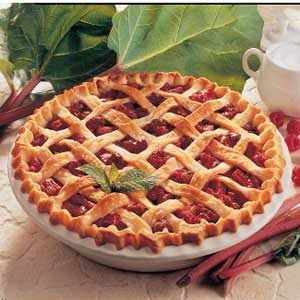 Raspberry Rhubarb Pie