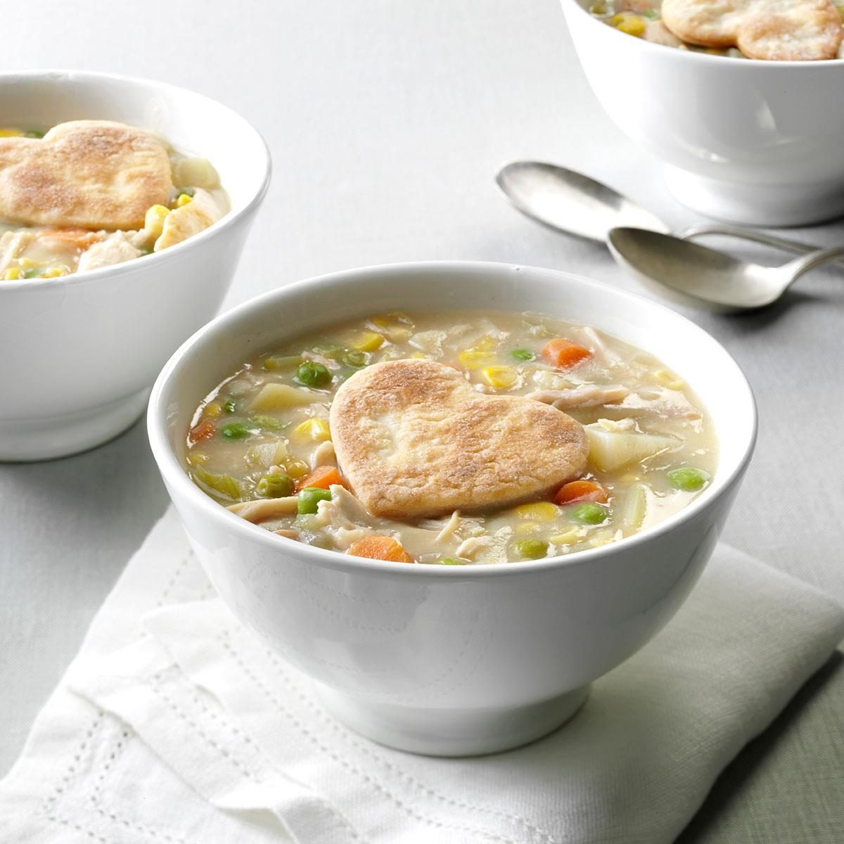 Chicken potpie soup