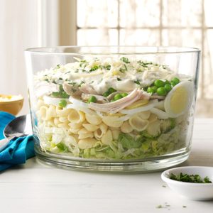 Make-Ahead Hearty Six-Layer Salad
